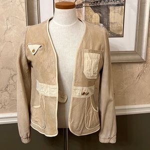 Marni Leather Light Brown Jacket size 42
